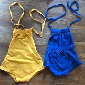 June and January halter top rompers